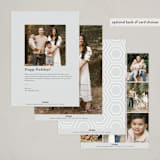 "Five Photo Grid" - Holiday Cards in Snow by Nicole Walsh - Back of Card