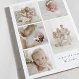 "Five Photo Grid" - Holiday Cards in Snow by Nicole Walsh - Detail