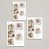 "Five Photo Grid" - Holiday Cards in Snow by Nicole Walsh - Formats Available