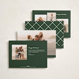 "Our Year in Review" - Holiday Cards in Pine by Kristen Knechtel - Back of Card Options