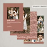 "Storyboard" - Holiday Cards in Crema by Olivia Raufman - Back of Card