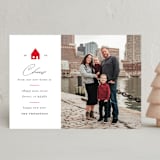 "New Year House" - Holiday Cards in Santa Hat by Ashlee Townsend - Front