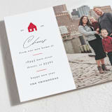 "New Year House" - Holiday Cards in Santa Hat by Ashlee Townsend - Detail