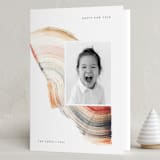 "rainbow trace" - Holiday Cards in Rainbow by Sumak Studio - Folded Card