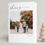 "Simple Cheers" - Holiday Cards in Ink by Eric Ransom - Folded Card
