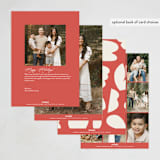 "New Year View" - Holiday Cards in Melon by Carrie ONeal - Back of Card Options