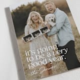 "very good year" - Holiday Cards in Snow by Ellen Schlegelmilch - Detail