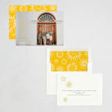 "Stacked date" - Holiday Cards in Sunshine by Erin Deegan - Assembled