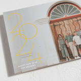 "Stacked date" - Holiday Cards in Sunshine by Erin Deegan - Detail