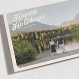 "Vintage Postcard" - Holiday Cards in Buttercream by Morgan Kendall - Detail
