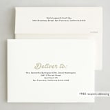 "Vintage Postcard" - Holiday Cards in Buttercream by Morgan Kendall - FREE Recipient Addressing