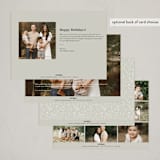 "Still Smiling" - Holiday Cards in Snow by Kimberly Morgan - Back of Card Options