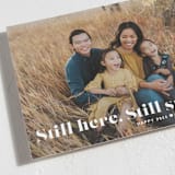 "Still Smiling" - Holiday Cards in Snow by Kimberly Morgan - Detail