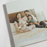 "New Year, New Home!" - Holiday Cards in Golden by Itsy Belle Studio - Detail