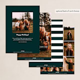 "new year mix" - Holiday Cards in Wreath by Leah Ragain - Back of Card Options
