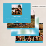"memorabilia" - Holiday Cards in Blue Spruce by Creo Study - Back of Card Options