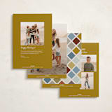 "a year of colors" - Holiday Cards in Retro by lulu and isabelle - Back of Card Options