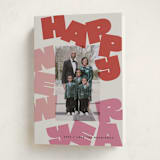 "Fun New Year" - Holiday Cards in Gumdrop by Lori Wemple - Folded Card