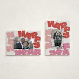 "Fun New Year" - Holiday Cards in Gumdrop by Lori Wemple - Photo Orientation Options