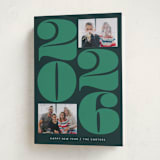 "big new year" - Holiday Cards in Deep Sea by Lori Wemple - Folded Card