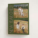 "Sideways" - Holiday Cards in Fern by Lindsay Megahed - Folded Card