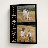 "Sideways" - Holiday Cards in Midnight by Lindsay Megahed - Folded Card