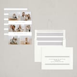 "photo stripes" - Holiday Cards in Snow by Nicole Walsh - Assembled