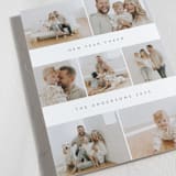 "photo stripes" - Holiday Cards in Snow by Nicole Walsh - Detail