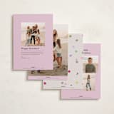 "our new era" - Holiday Cards in Cream by Anastasia Makarova - Back of Card Options