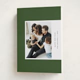 "Aside" - Holiday Cards in Juniper by Sumak Studio - Folded Card