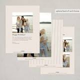 "Complications" - Holiday Cards in Dough by Claudia Orengo - Back of Card Options