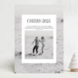 "off the press" - Holiday Cards in Saffron by Bramble Studio - Front