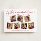 "Wonderful Year" - Holiday Cards in Peppermint by Kacey Kendrick Wagner - Front