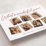 "Wonderful Year" - Holiday Cards in Peppermint by Kacey Kendrick Wagner - Detail