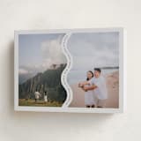 "curvy duo" - Holiday Cards in Mist by Lori Wemple - Folded Card