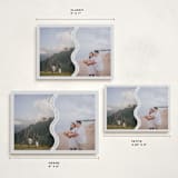 "curvy duo" - Holiday Cards in Mist by Lori Wemple - Formats Available