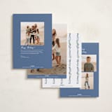 "Scalloped Greenery" - Holiday Cards in Frozen by Petra Kern - Back of Card Options