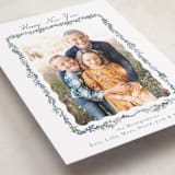 "Scalloped Greenery" - Holiday Cards in Frozen by Petra Kern - Detail