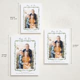 "Scalloped Greenery" - Holiday Cards in Wreath by Petra Kern - Formats Available