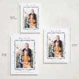 "Scalloped Greenery" - Holiday Cards in Frozen by Petra Kern - Formats Available