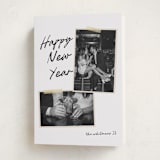"Album" - Holiday Cards in Noir by Morgan Kendall - Folded Card