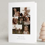 "Moments" - Holiday Cards in Cloud by Sara Hicks Malone - Folded Card