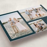 "Triple Threat" - Holiday Cards in Marine by Kamala Nahas - Detail