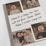 "Little Note" - Holiday Cards in Chai Latte by Owl and Toad - Detail