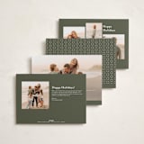 "Photo Album" - Holiday Cards in Fern by Claudia Orengo - Back of Card Options