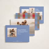 "Minimize" - Holiday Cards in Pearl by Pixel and Hank - Back of Card Options