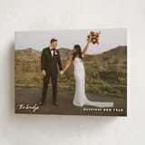 "Minimize" - Holiday Cards in Pearl by Pixel and Hank - Folded Card