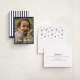 "cursive bottom" - Holiday Cards in Denim by Cass Loh - Assembled