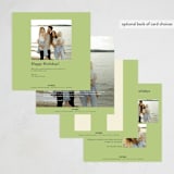 "sweetly framed" - Holiday Cards in Keylime by Kelsey Mucci - Back of Card Options