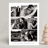 "Minimal Collage" - Holiday Cards in Cotton by Stacey Meacham - Front